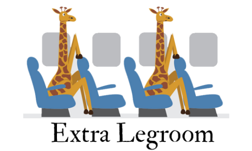 Extra Legroom on an Airbus A321